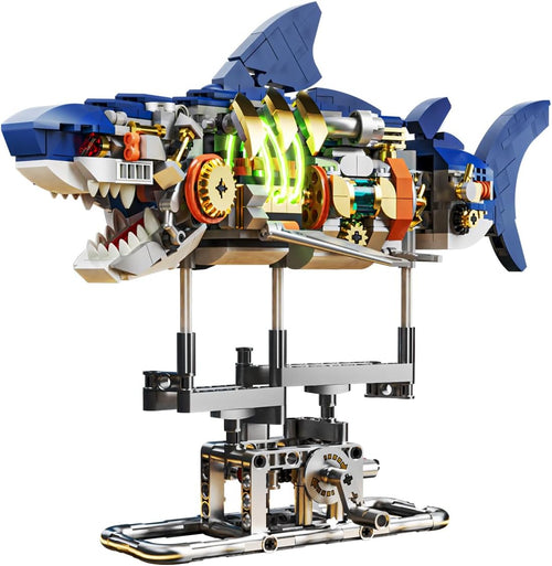 INSOON Mechanical Shark Building Set with LED Light 13054