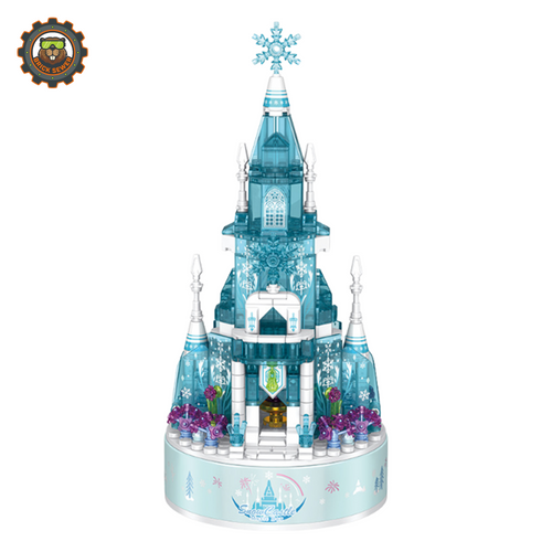 Panlos Snow Castle Music Box Building Set 656016PLS