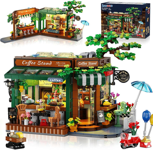 INSOON City Street Café House Building Set with Lights SC9958