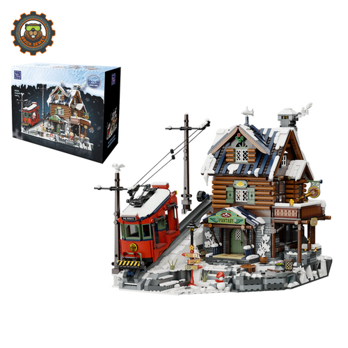 Pantasy Summit Cabin Building Block Set 85033PTS