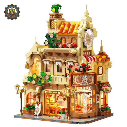 Inbrixx Teddy Bear Healing Bakery Building Block Set 881103
