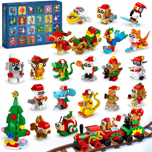 INSOON Advent Calendar 2026 Christmas Animals Party Favors Building Set SC8859