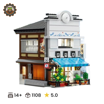 CaDA Japanese Sushi Shop Building Block Set C66018
