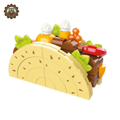 JAKI Gourmet Journal Yummy Taco Brick Fridge Magnet JK5657