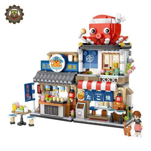 LOZ Japanese Takoyaki Shop Mini Building Blocks LOZ1218