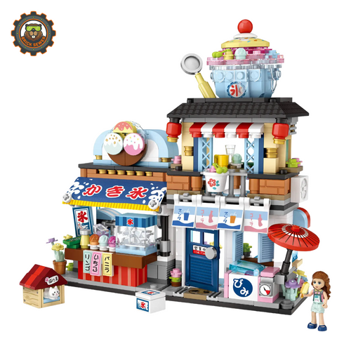 LOZ Japanese Shaved Ice Shop Mini Building Blocks LOZ1219