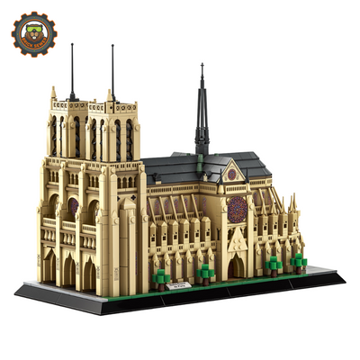 WANGE Notre-Dame Cathedral Paris France Architecture Building Blocks 5210WG