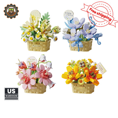 BrickSewer Whisper of Bloom — 4-in-1 Floral Bundle
