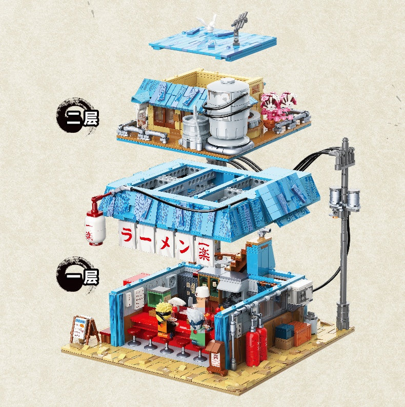 Keeppley K20509 Naruto Ichiraku Ramen Noodle Shop Movie & Game