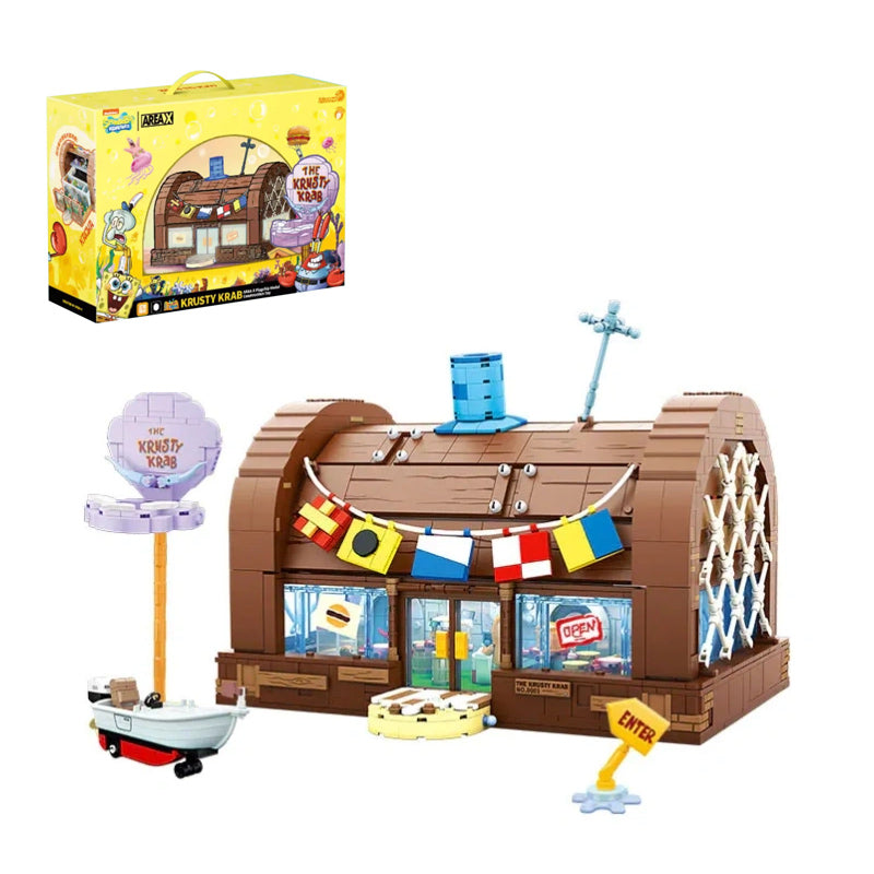 AREA-X AB0027 SpongeBob SquarePants The Krusty Krab Restaurant Movie & Game