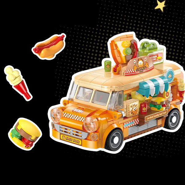 Feimibox S44052 Garfield Family Mobile Food Cart Movie