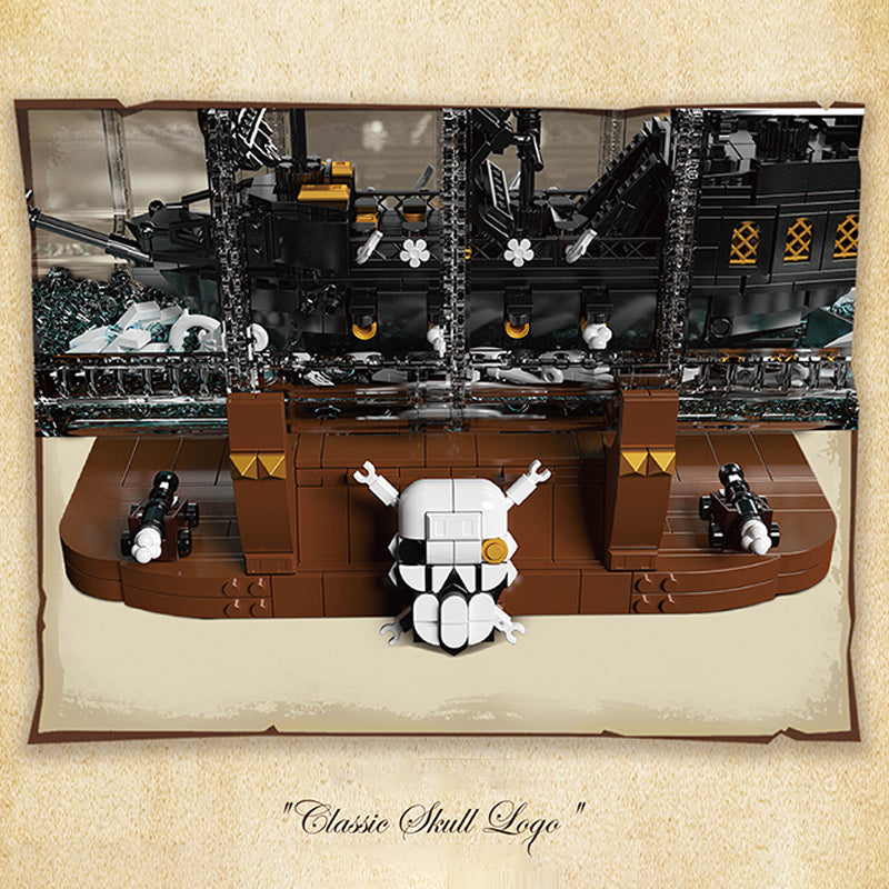 MouldKing 10065 The Black Pearl Drifting Bottle Series Art and crafts