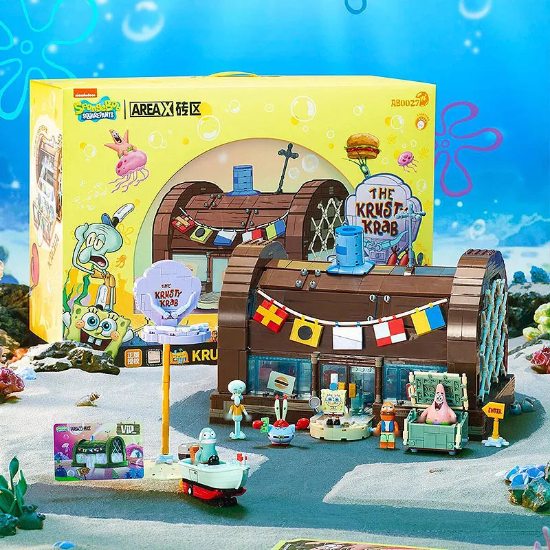 AREA-X AB0027 SpongeBob SquarePants The Krusty Krab Restaurant Movie & Game