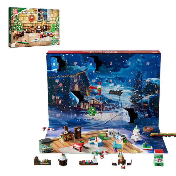 MouldKing Christmas Advent Calendar Blind Box Poke Box Christmas