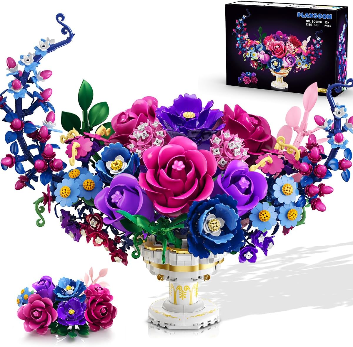 INSOON Moon Flower Bouquet Building Set with Lights SC9970