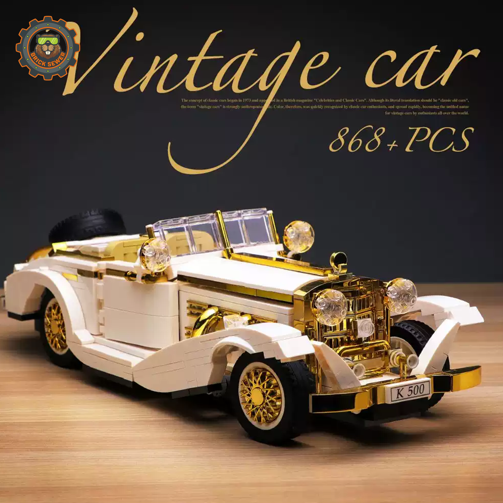 Mould King K500 Vintage Car 10003SMK