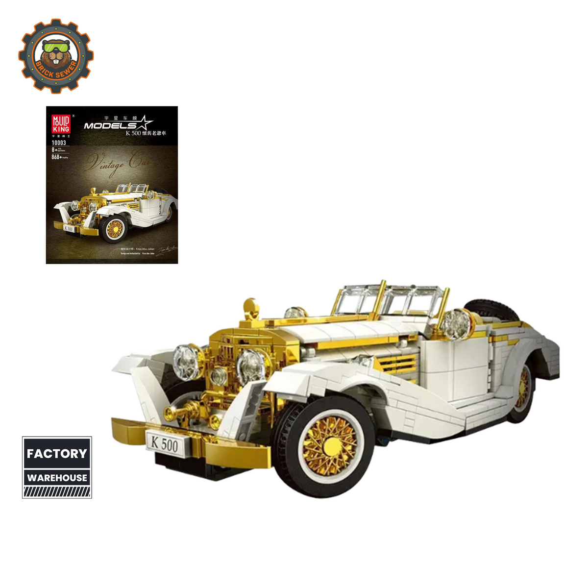 Mould King K500 Vintage Car 10003SMK