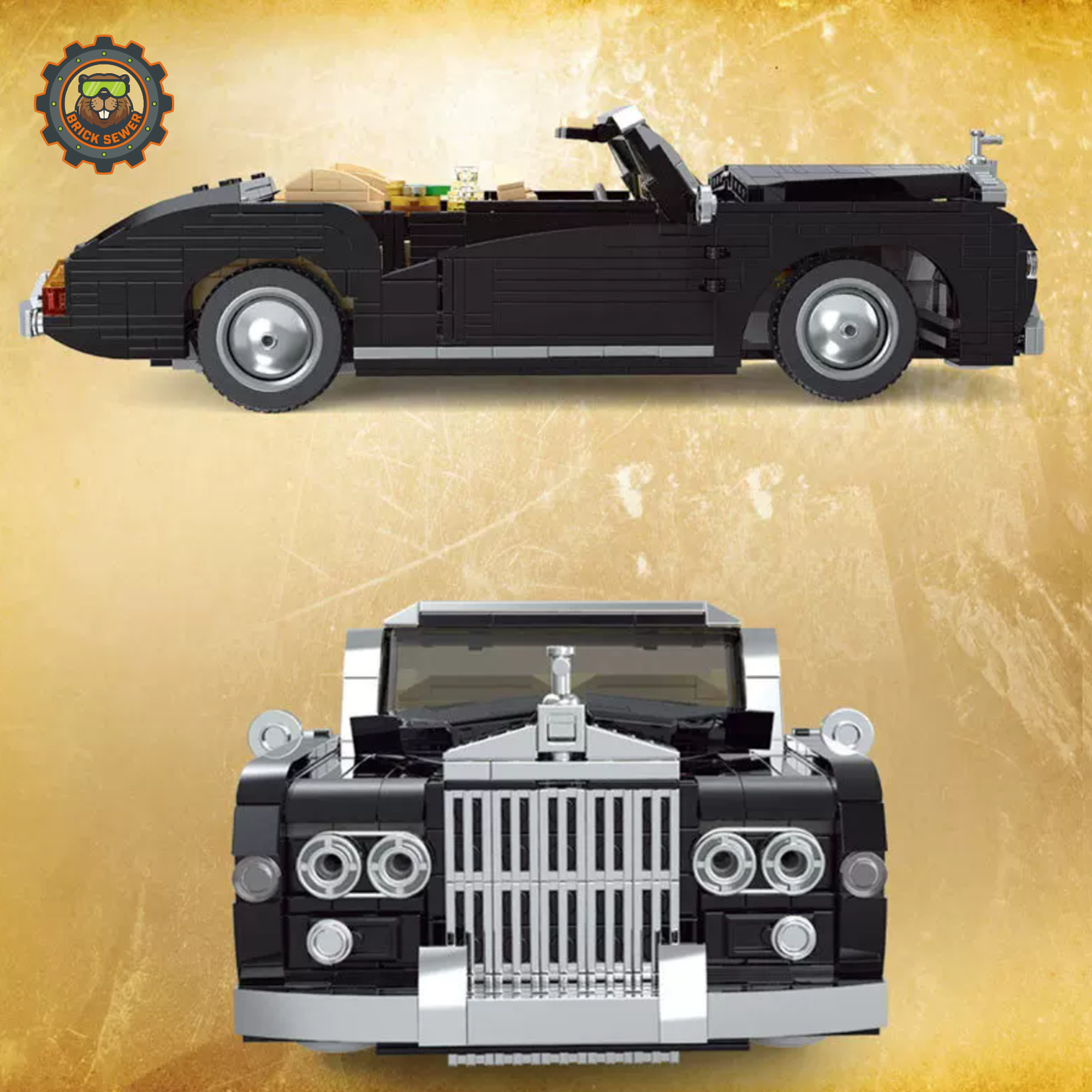 Mould King RR Silver Cloud Convertible 10006SMK