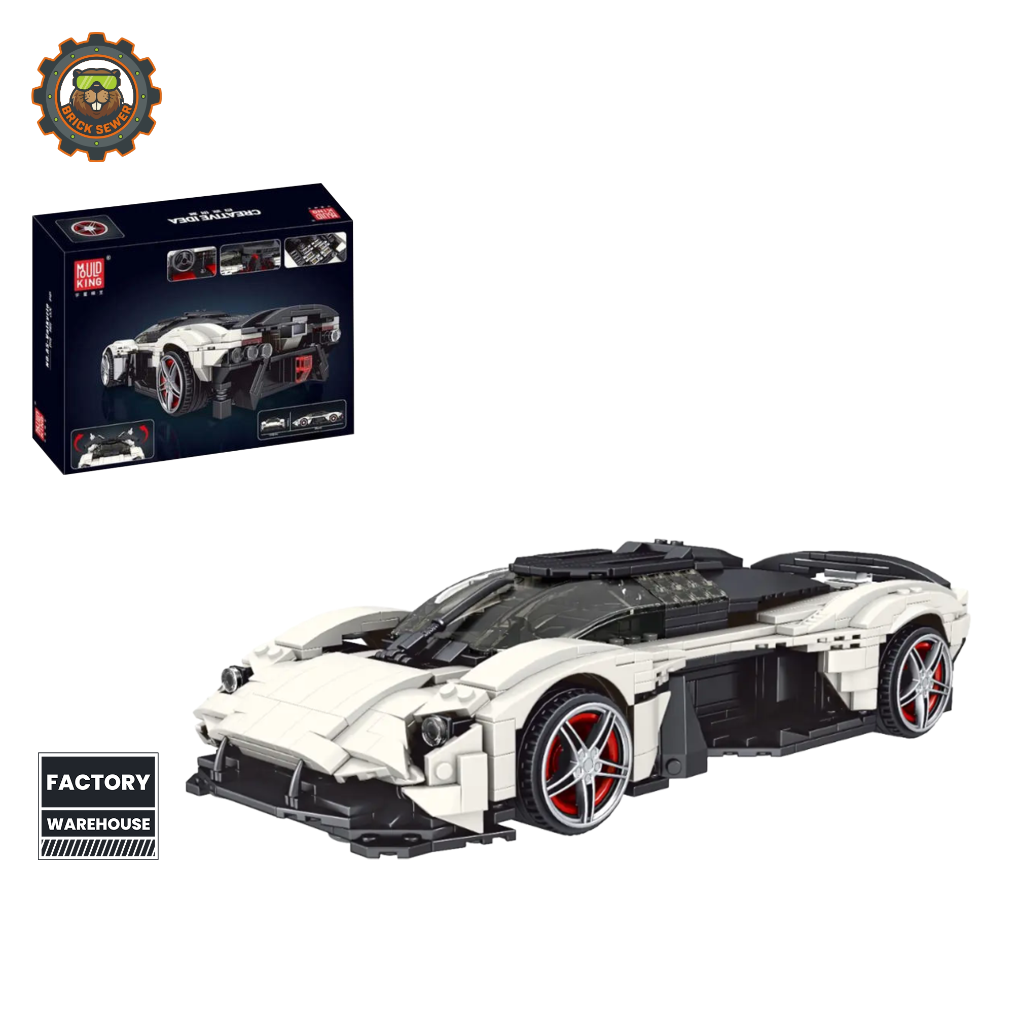 Mould King AS Valkyrie Supercar 10016MK