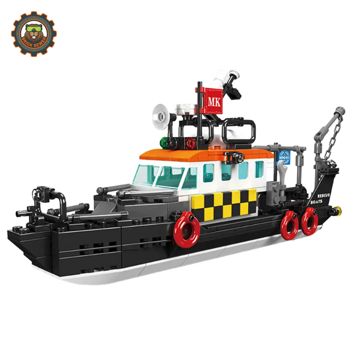 Mould King UK Rescue Boat 10081MK