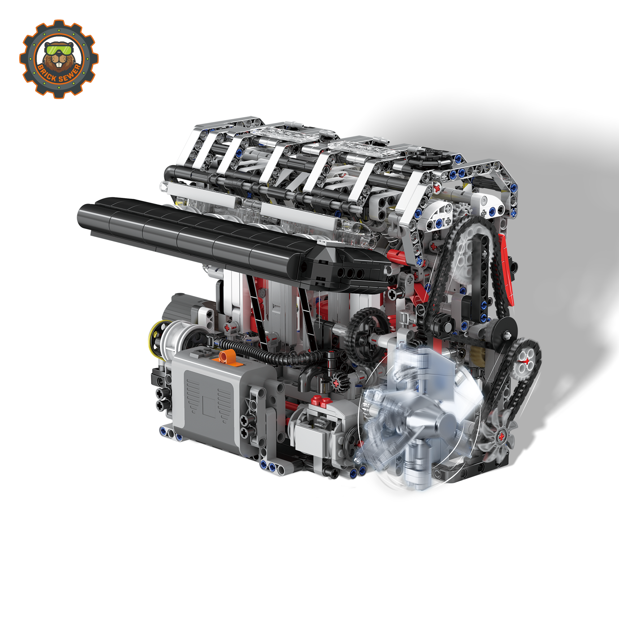 【Father's Day gift🎁】MouldKing V8 Engine Gearbox + Motorised L4 Engine FD26-ENG-BUNDLE