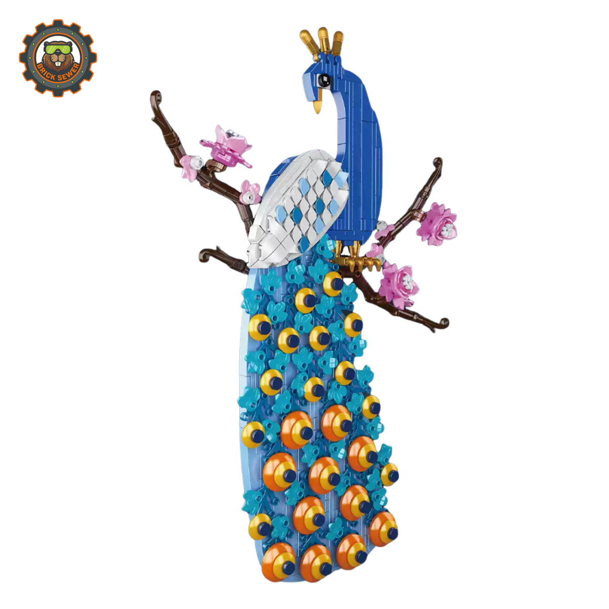 Mould King Peacock Hanging Art Building Set 10149MK