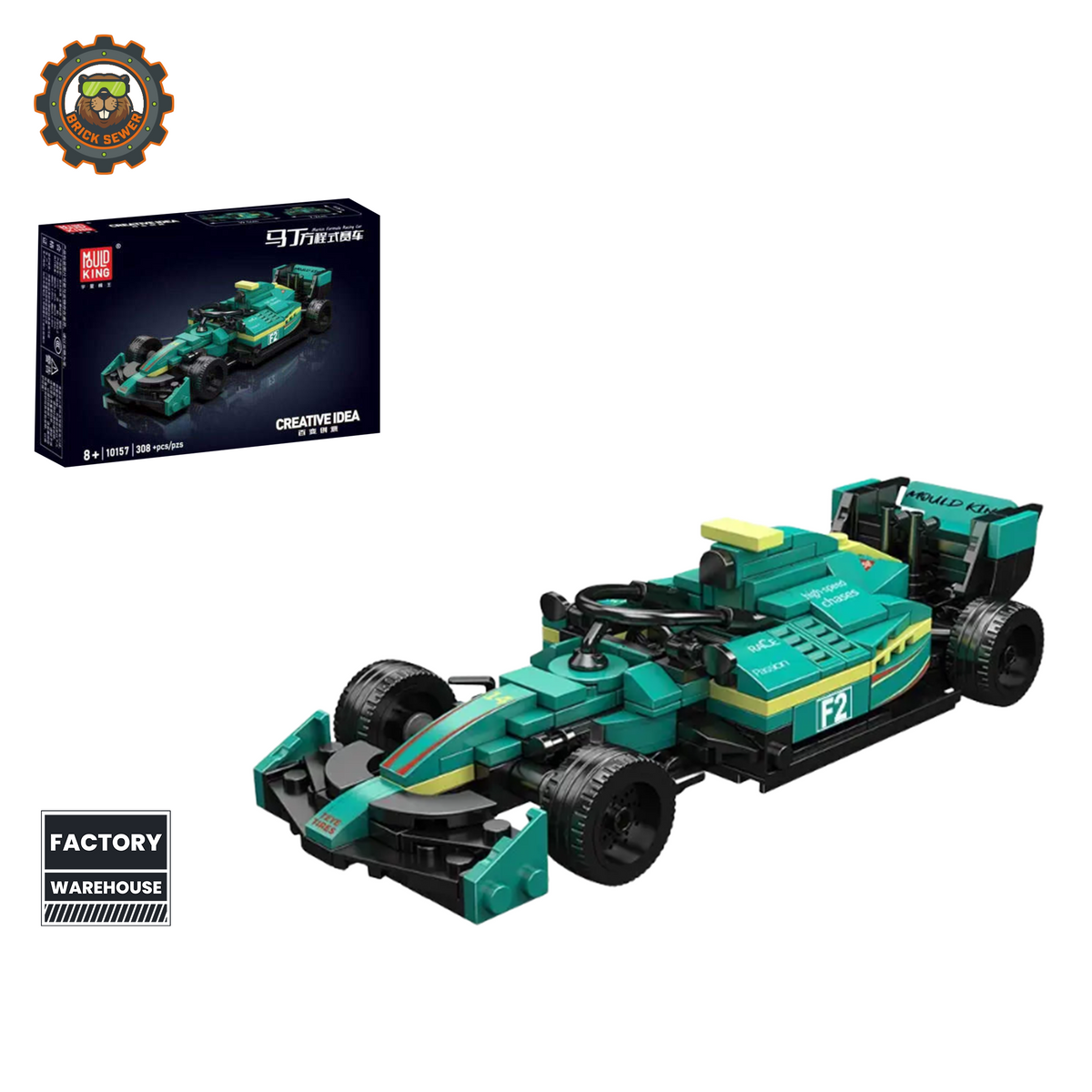 Mould King Martin Formula Racing Car 10157MK