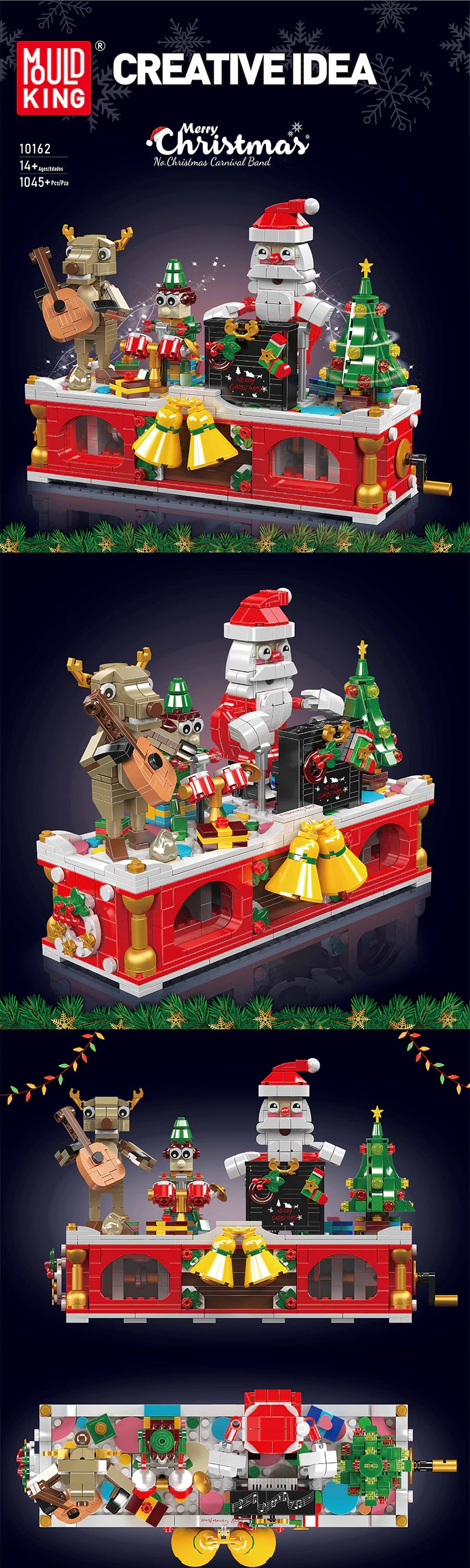 MouldKing 10162 Christmas Carnival Band Christmas