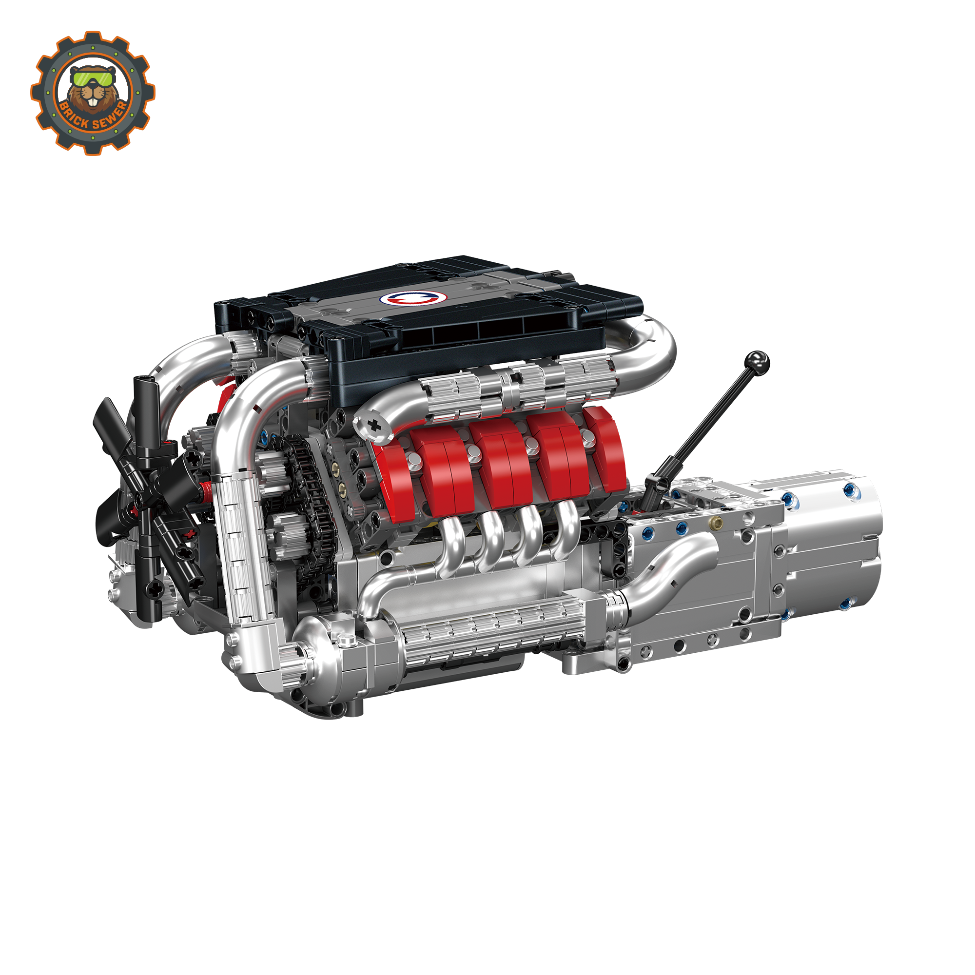 V8 Engine Gearbox 1169pcs