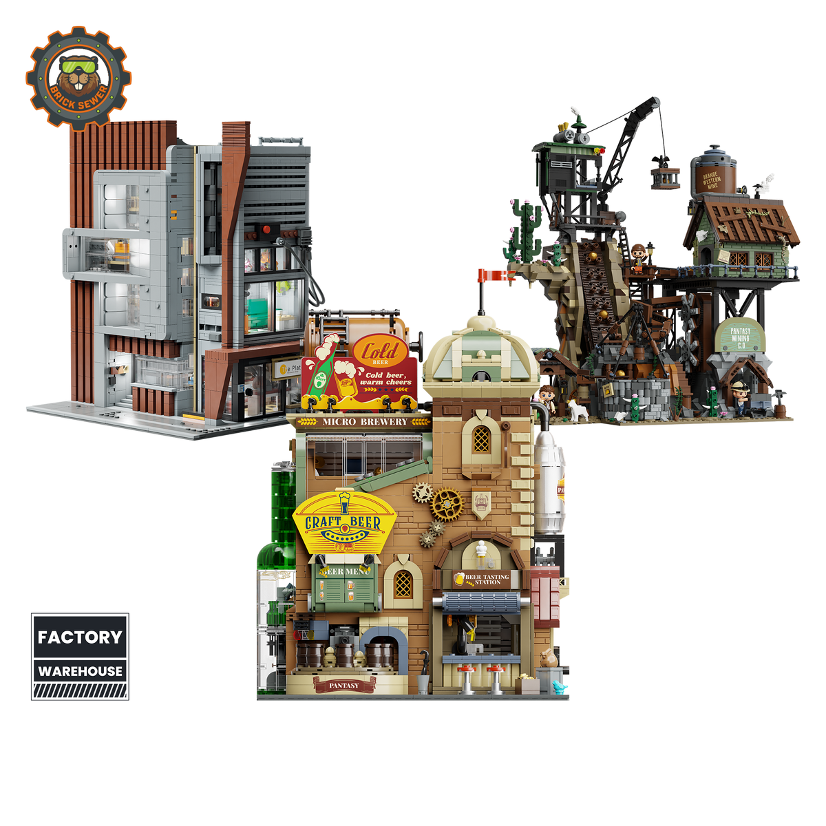 Pantasy Western Mine + Architecture Firm + Craft Brewery FD-PS