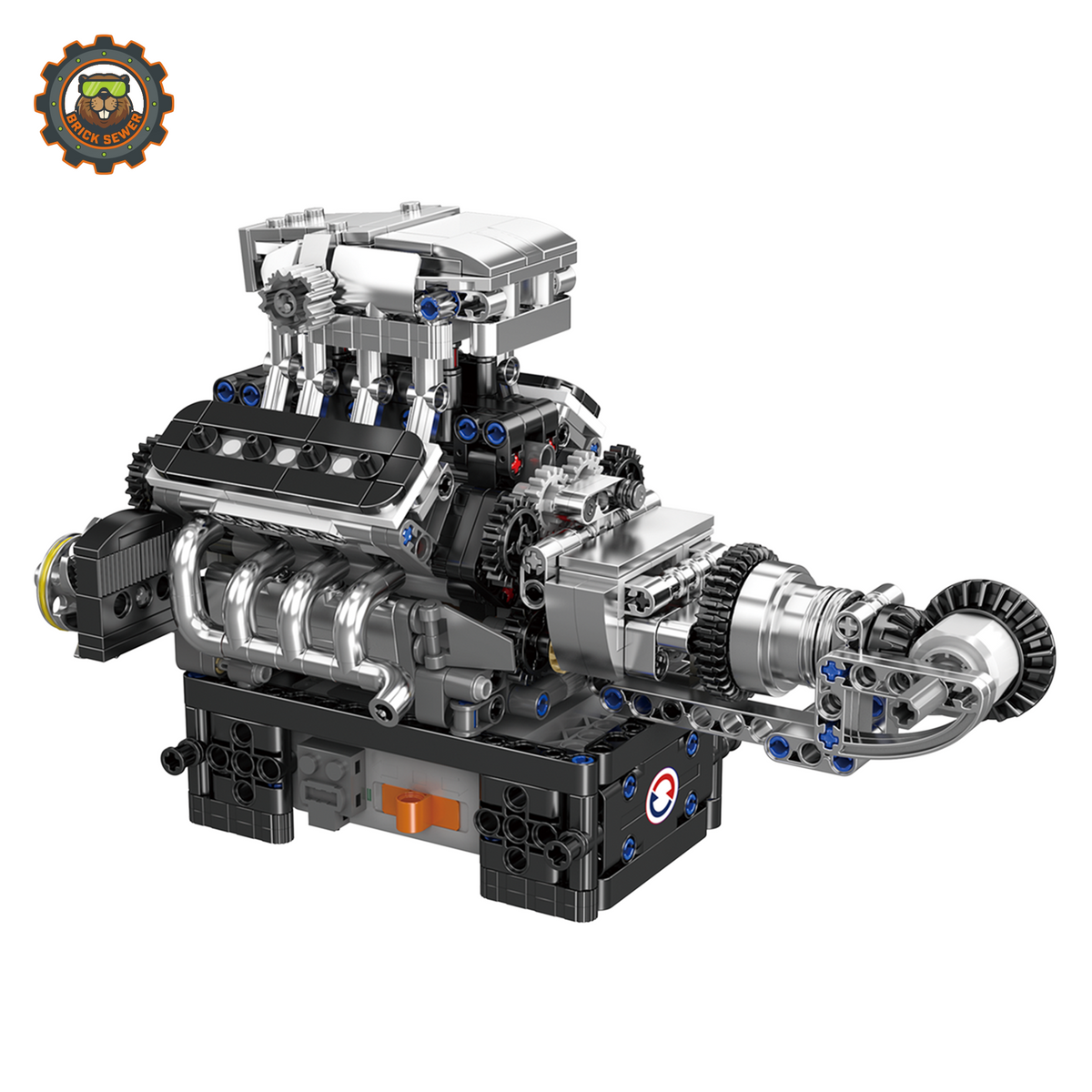 MouldKing Turbocharged V8 Engine 10206MK