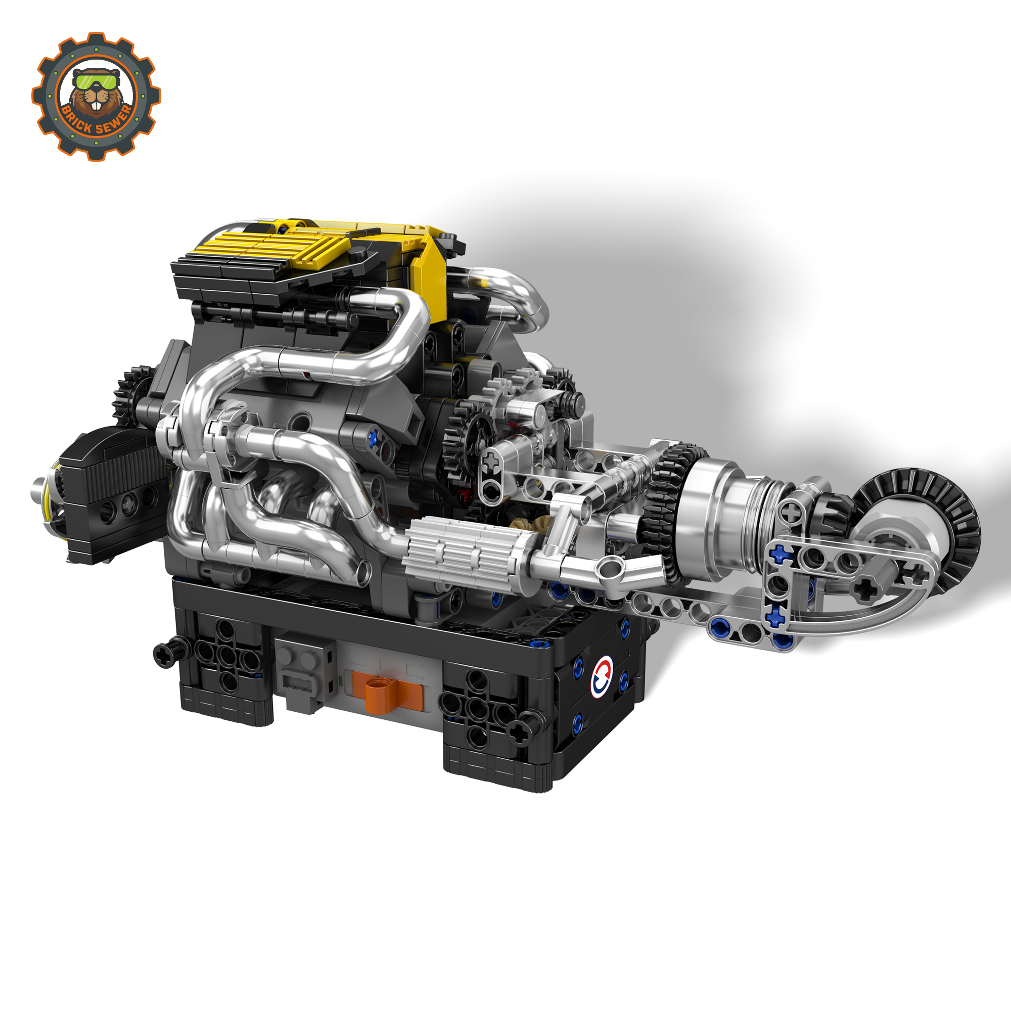 PAG Turbocharged V8 Engine 761pcs