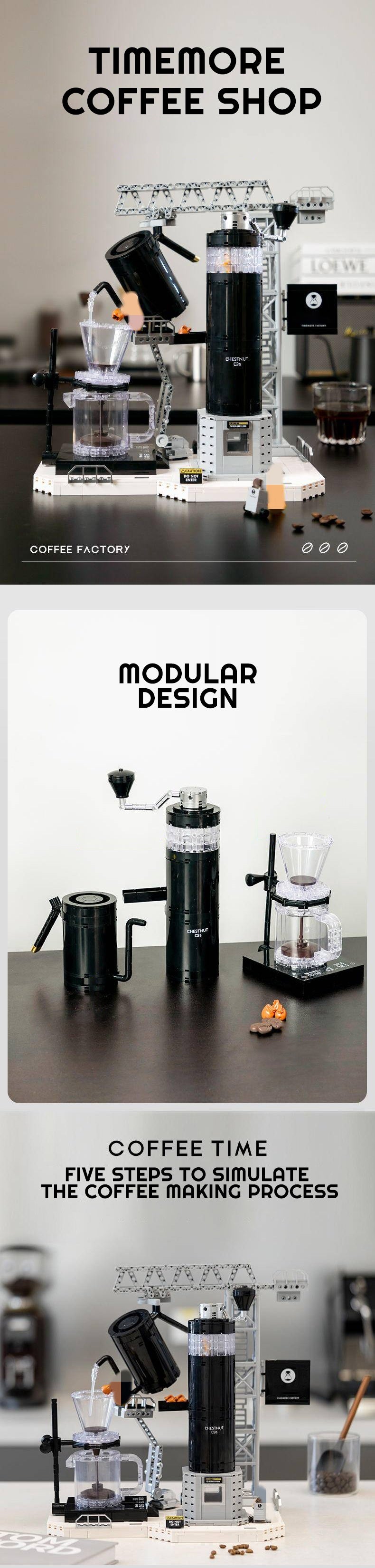 Pantasy 11021 Timemore Coffee Factory Creator Expert