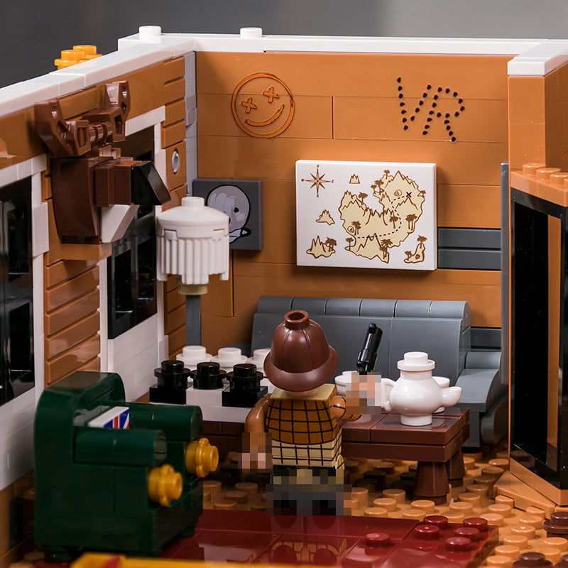Pantasy 85014 Sherlock Holmes Baker Street 221B Apartment Modular Building