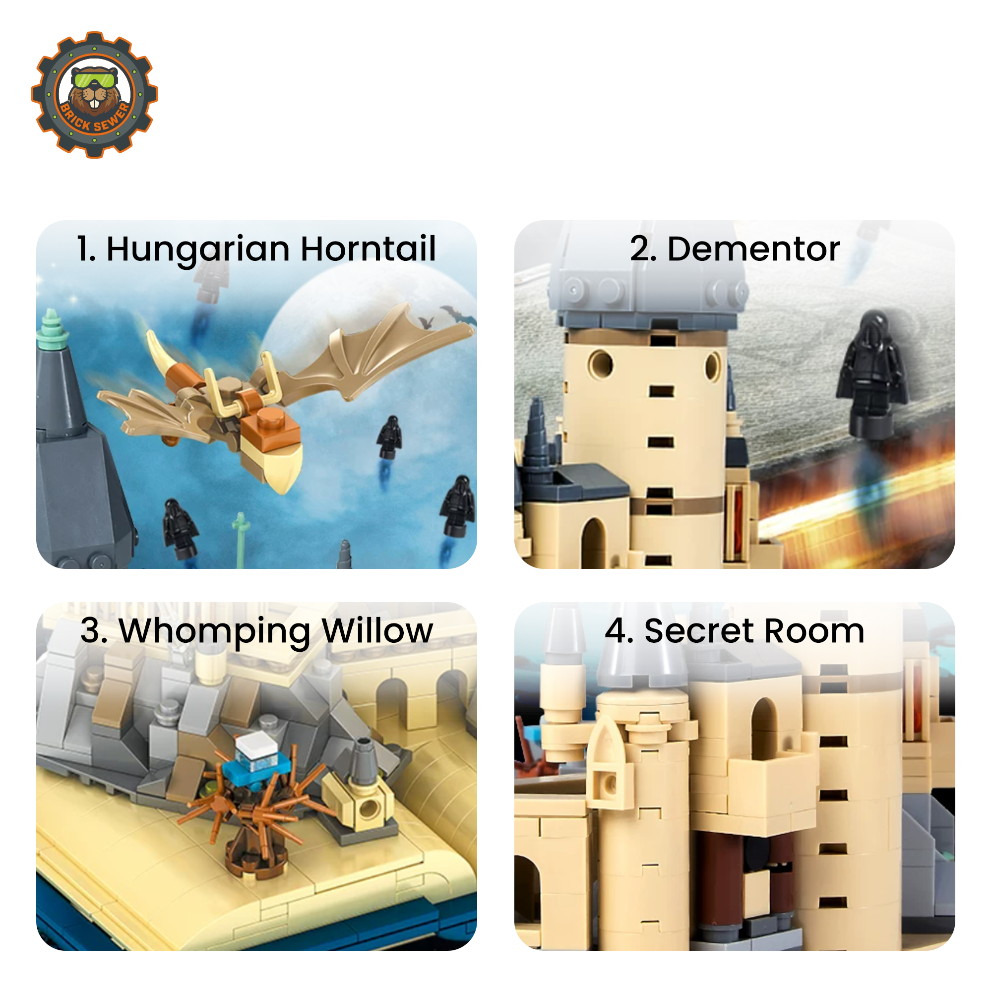 MJI Magic Book Wizard Castle Building Blocks Set