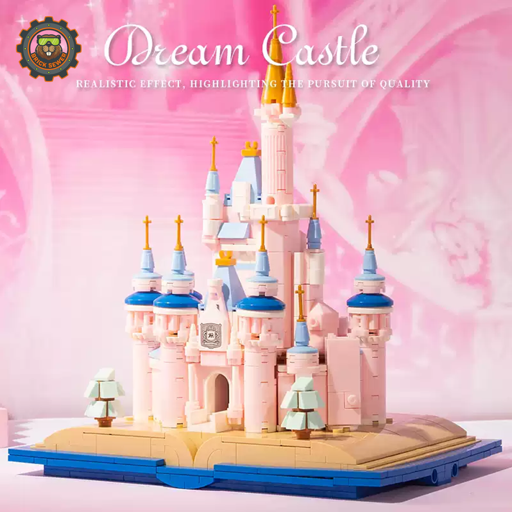 MJI Magic Book Dream Castle Building Blocks Set