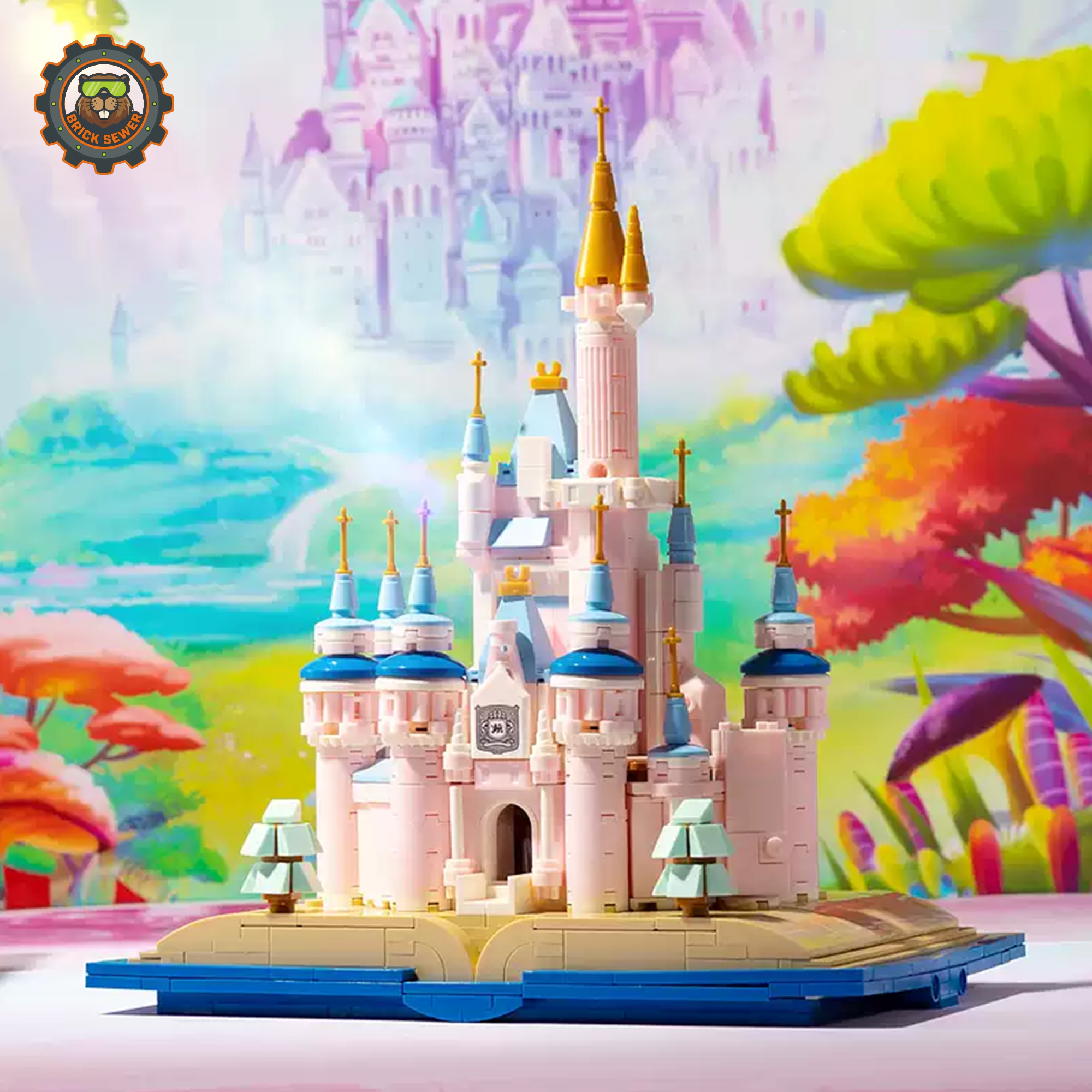 MJI Magic Book Dream Castle Building Blocks Set