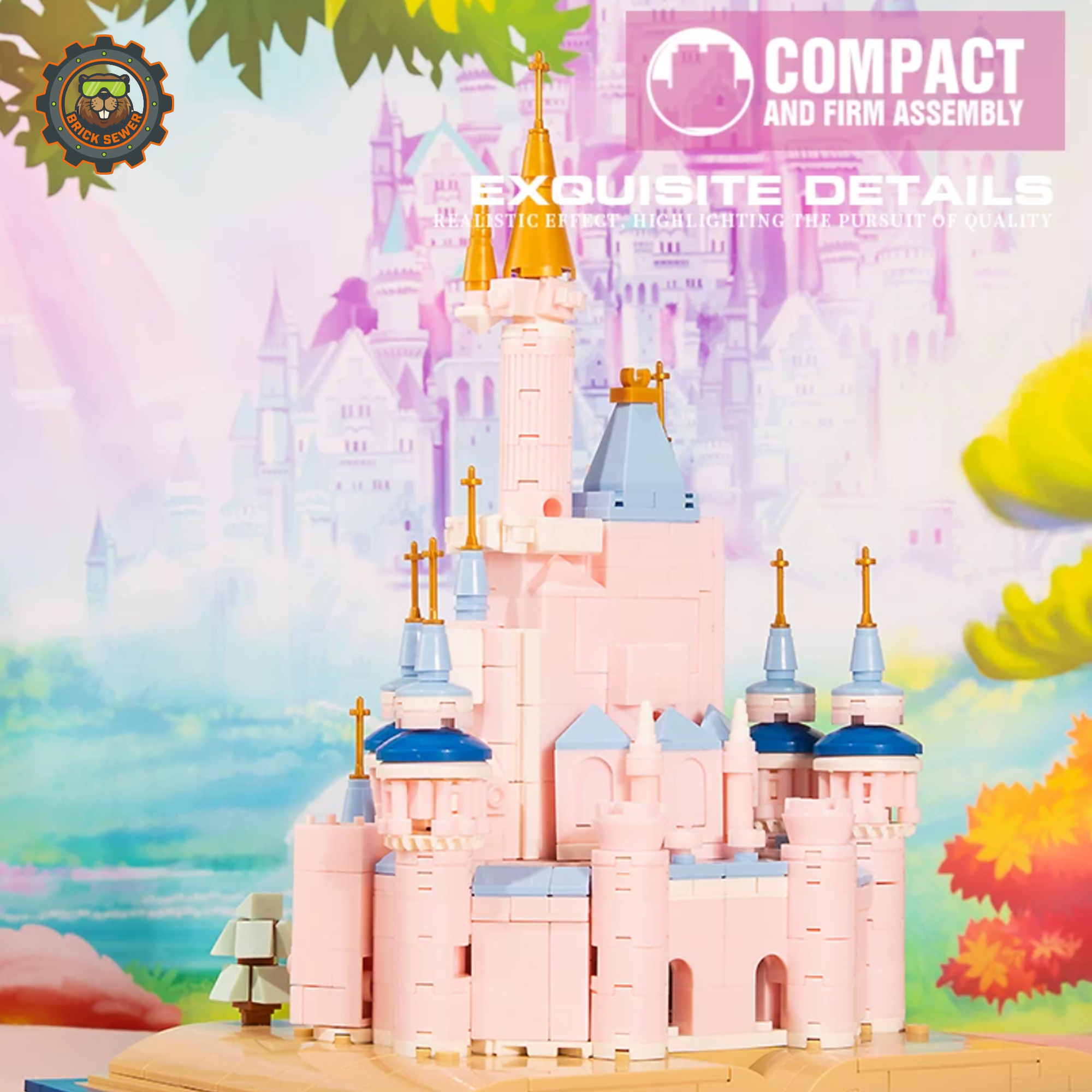 MJI Magic Book Dream Castle Building Blocks Set