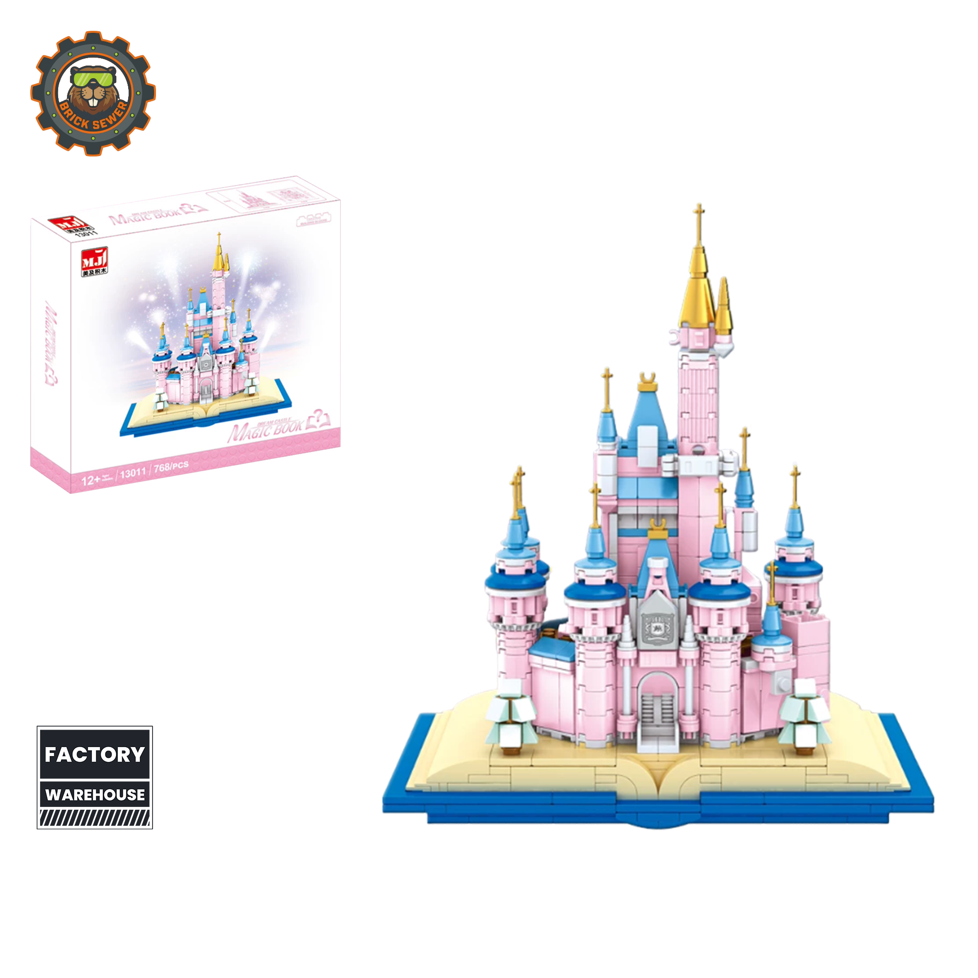 MJI Magic Book Dream Castle Building Blocks Set