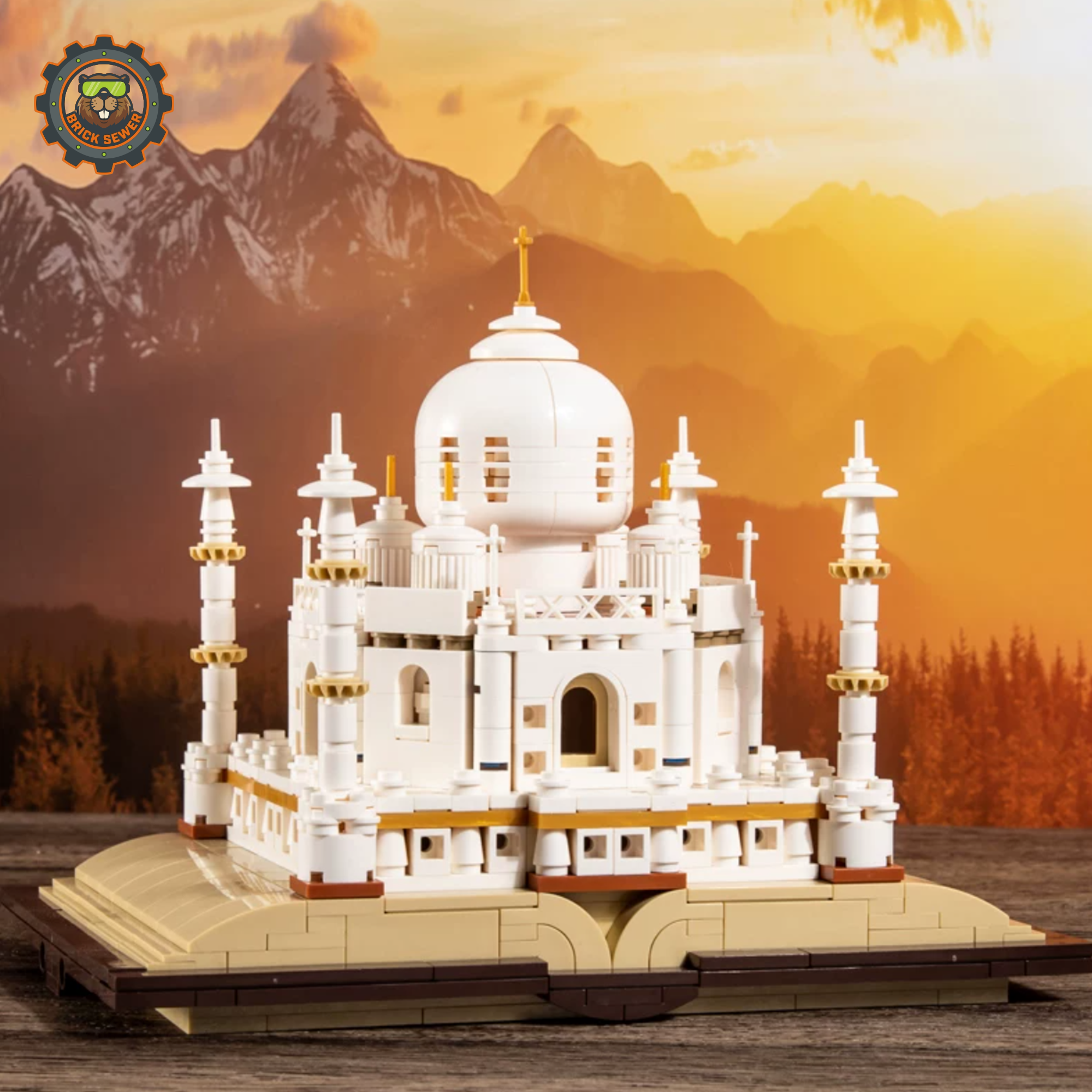 MJI Magic Book Taj Mahal Building Blocks Set