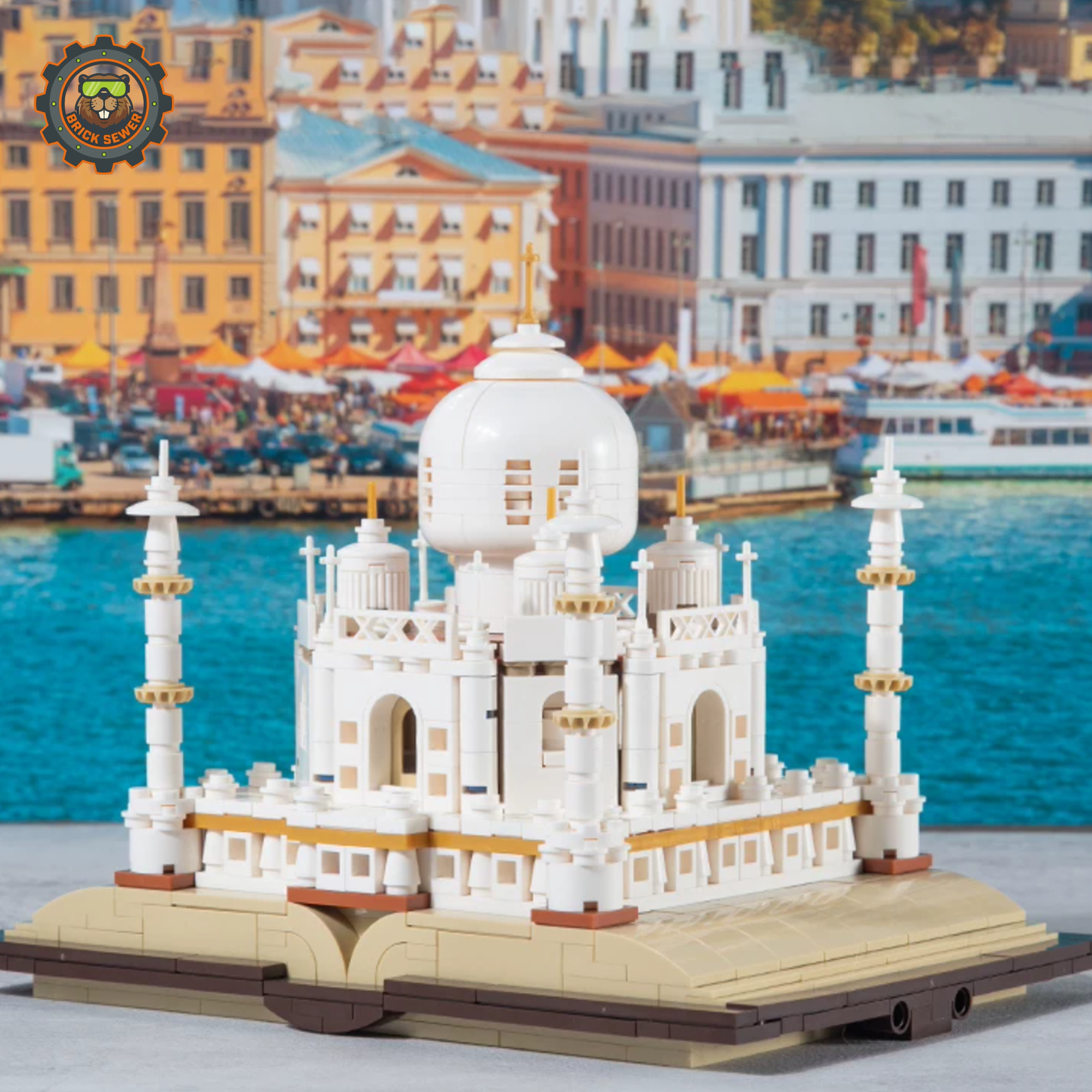 MJI Magic Book Taj Mahal Building Blocks Set