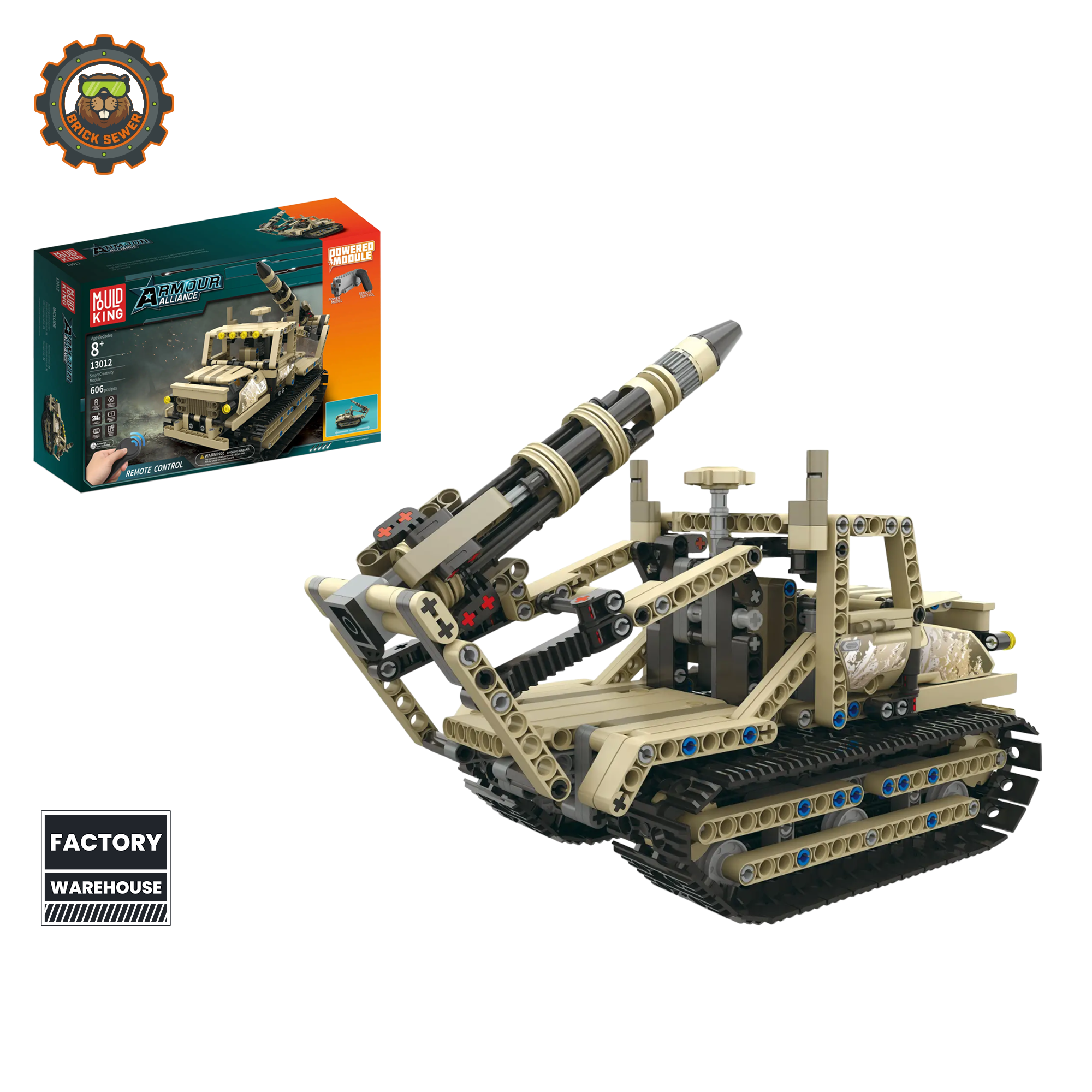 Mould King Armour Alliance Heavy Armour Tank 13012MK