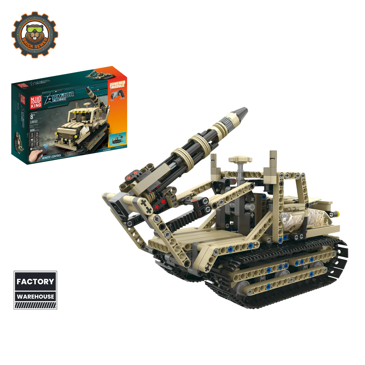 Mould King Armour Alliance Heavy Armour Tank 13012MK