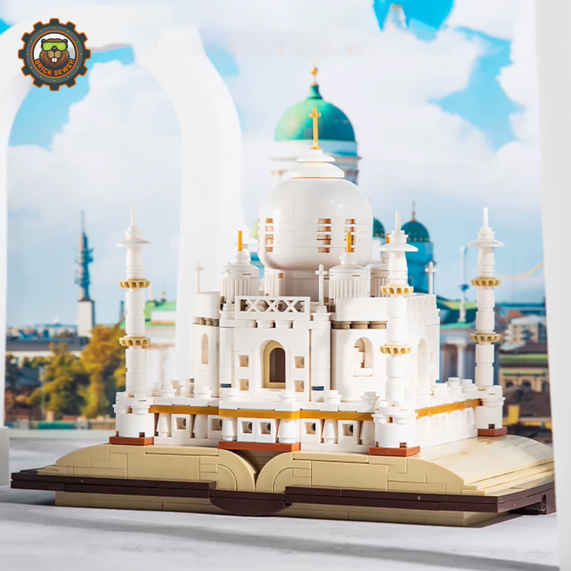 MJI Magic Book Taj Mahal Building Blocks Set