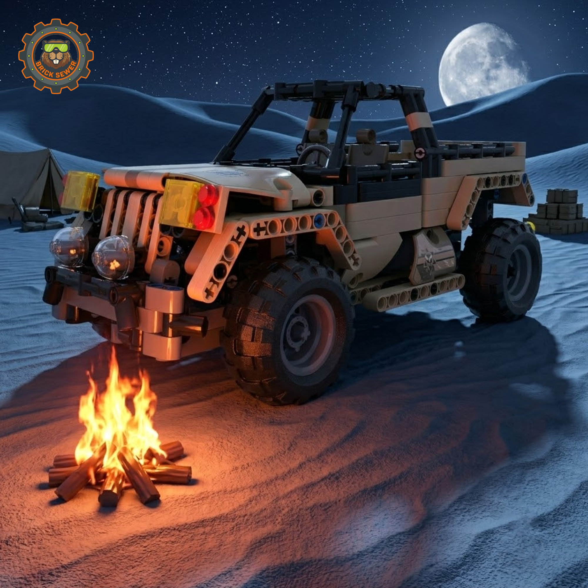 Mould King Armour Alliance Glory Guardians Rocket Truck 13013MK