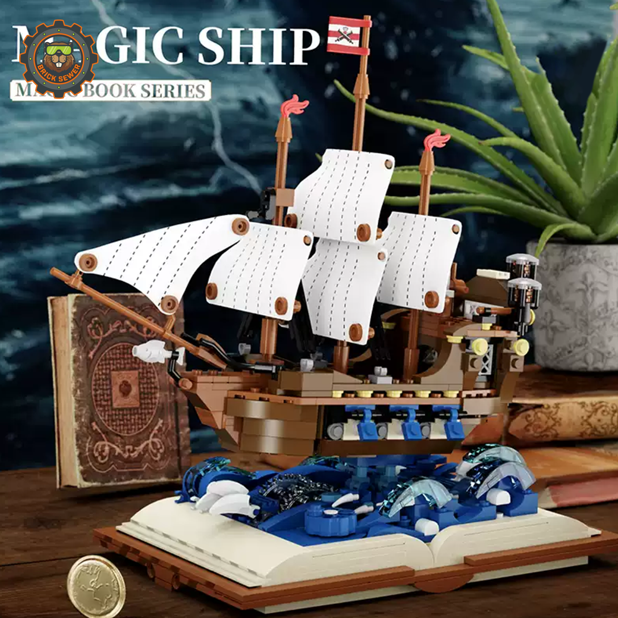 MJI Imperial Battleship Building Blocks Set