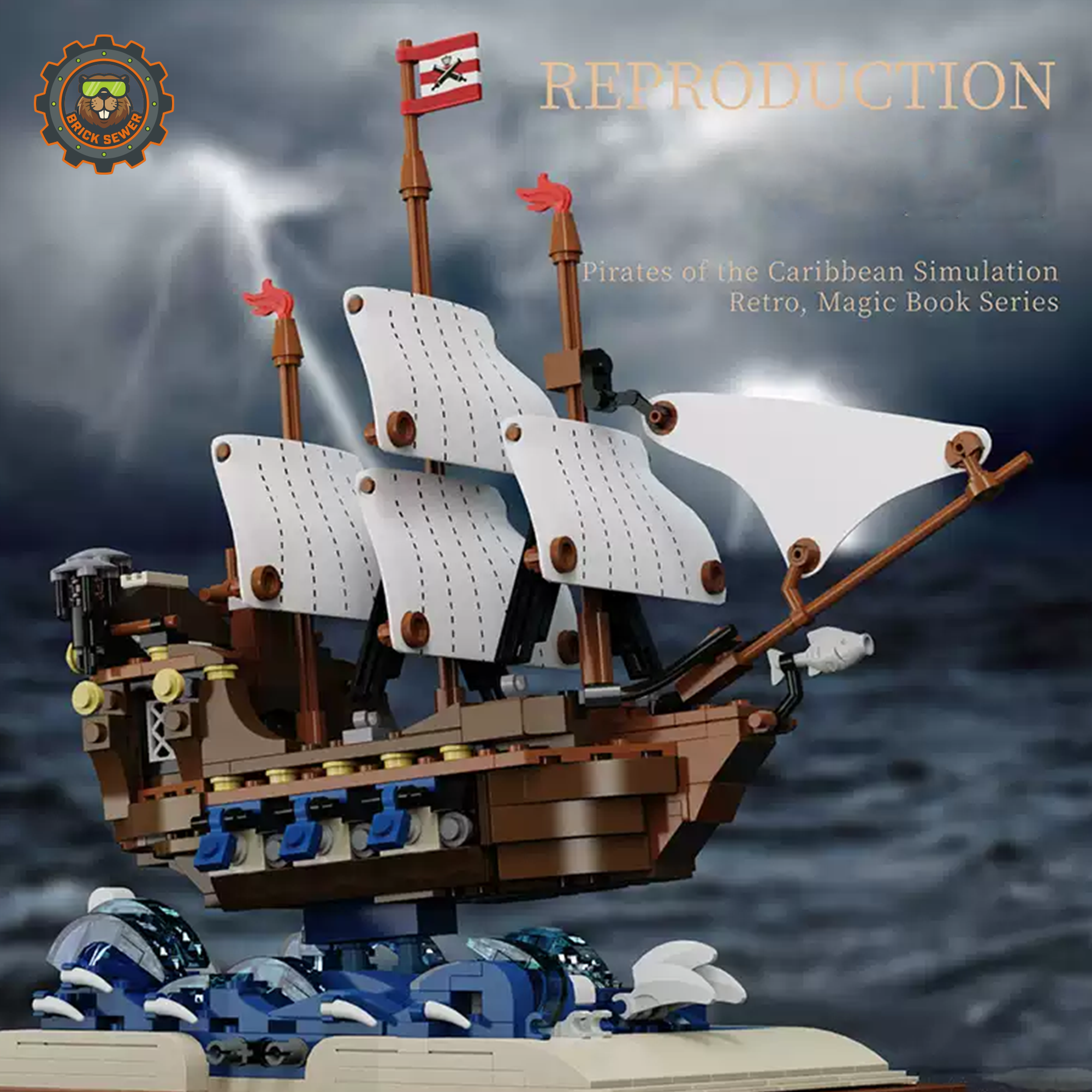 MJI Imperial Battleship Building Blocks Set