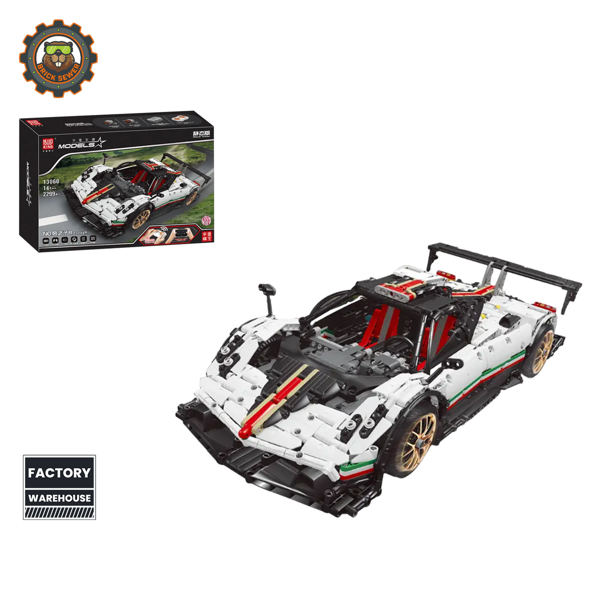 Mould King Zonda R Supercar 13060MK