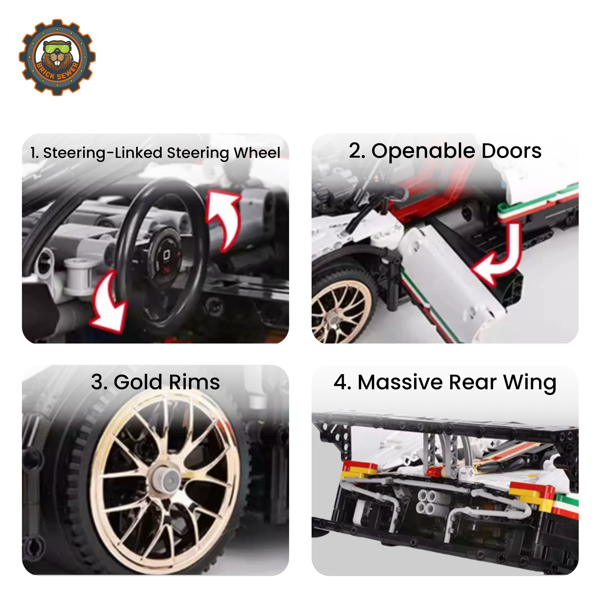 Mould King Zonda R Supercar 13060MK