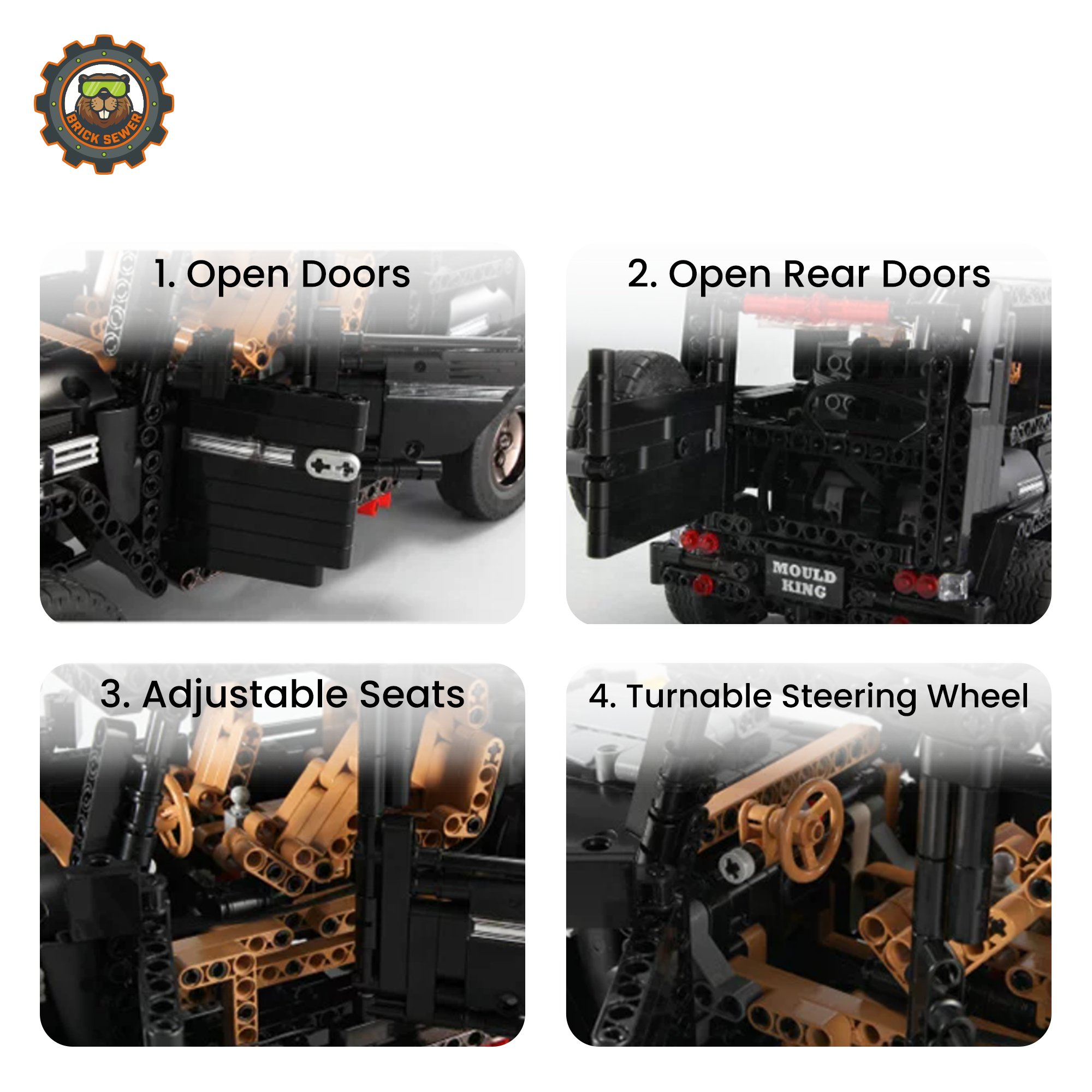 Mould King G65 Off-Road Vehicle 13068MK